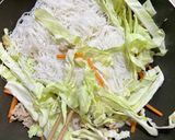 豚肉と野菜の焼きビーフン作り方5写真