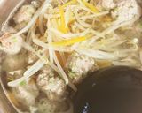 もっちり肉団子の中華スープ作り方6写真