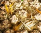 もっちり肉団子の中華スープ作り方7写真