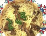 3種のきのこの和風スープパスタ！作り方4写真