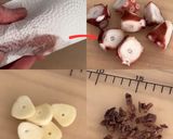 菜の花とタコのアンチョビガーリック炒め作り方1写真