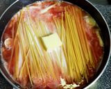 毛ガニのトマトスープパスタ作り方6写真