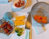 簡単男の子キャラ弁♪アニメトーマス♪作り方1写真