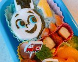 簡単男の子キャラ弁♪アニメトーマス♪作り方5写真