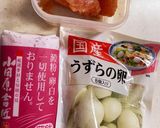 春色ピンク☆かまぼことうずらの明太子和え作り方1写真