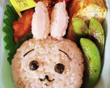 キャラ弁☆大人気ちいかわ☆うさぎ弁当☆作り方3写真