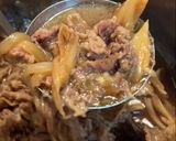 贅沢✨牛すじ入り手作り牛丼作り方6写真