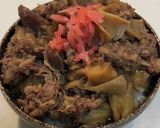 贅沢✨牛すじ入り手作り牛丼作り方7写真