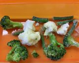 温野菜とツナの粒マスタード和え作り方1写真