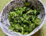 きゅうりとブロッコリー海苔和え作り方5写真