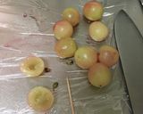 ピンク色の葡萄アイス作り方2写真