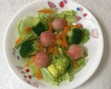 ピンク色の葡萄アイス作り方7写真