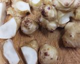 菊芋の唐揚げ～スーパフードですよ♪作り方1写真