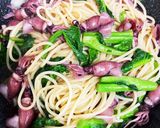 春の味覚♪菜の花とホタルイカの絶品パスタ作り方5写真