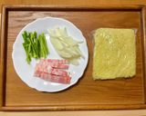 焼きそば麺で焼きナポリタン！作り方1写真