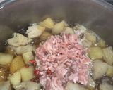 大根とこんにゃくのそぼろ煮作り方5写真