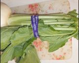 捨てないで★カブの葉の胡麻あえ作り方1写真