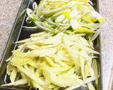セロリ＆ネギ＆豚肉で　カレー風味炒め作り方4写真