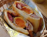 麻薬卵のホットサンド★やみつき作り方5写真