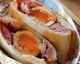 麻薬卵のホットサンド★やみつき作り方6写真