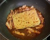 豚バラ肉で麻婆うどん作り方7写真