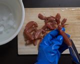 新鮮！おいしい！毛ガニの刺身作り方4写真