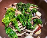 菜の花とブロッコリのペペロンチーノ作り方7写真