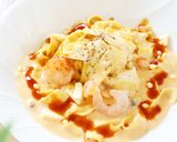 ロゼクリームのシーフードパスタ作り方7写真