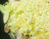牛乳100ml●米粉の豚玉焼き作り方2写真