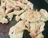 鍋の素活用●豚玉キムチの焼きうどん作り方1写真