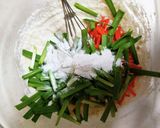 1枚分！簡単タレいらず豆腐キムチチヂミ☆作り方3写真