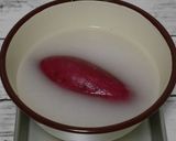 米粉 de 桜色の鬼まんじゅう作り方1写真