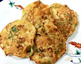 波里お米チヂミ粉で美味しいネギ味噌チヂミ作り方4写真