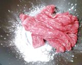 10分★ヤンニョムビーフ★特製ダレ★弁当作り方3写真