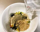 食物繊維！具だくさんオートミール作り方2写真