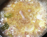 ウィンナーとひき肉の卵とじスープ♪作り方4写真