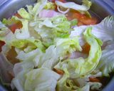 トマトと卵のチーズいりコンソメスープ作り方5写真