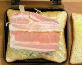 ベーコンチーズキャベツのホットサンド作り方4写真