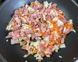 簡単☆具沢山のもち麦ピラフ♬作り方7写真