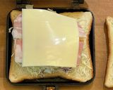 ベーコンチーズキャベツのホットサンド作り方5写真