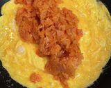 内側が半熟のオムライス(ケチャップ多め)作り方7写真