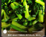 麺つゆで簡単♪菜の花のからし和え作り方19写真