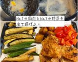 チキンと夏野菜の揚げ浸し作り方6写真