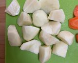 肉団子で肉じゃが作り方1写真