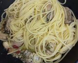 自家製 牡蠣のオイル漬けスパゲティ作り方5写真