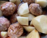 肉団子で肉じゃが作り方5写真
