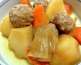 肉団子で肉じゃが作り方8写真