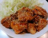 簡単！激ウマ☆鶏もも肉のヤンニョムチキン作り方5写真