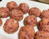ジビエ合挽肉の中華風甘酢肉団子作り方1写真