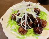 ジビエ合挽肉の中華風甘酢肉団子作り方4写真